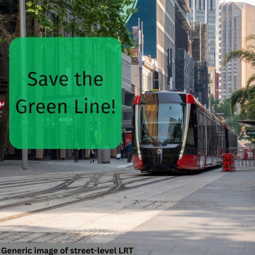 image of Keep the Green Line on Track